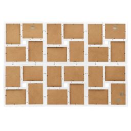 Berkfield Home Collage Photo Frame for 24x(13x18 cm) Picture White MDF - Size: 13x18 cm - thumbnail 3