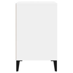 Berkfield Home Shoe Cabinet White 102x36x60 cm Engineered Wood - Size: 102 x 36 x 60 cm - thumbnail 4