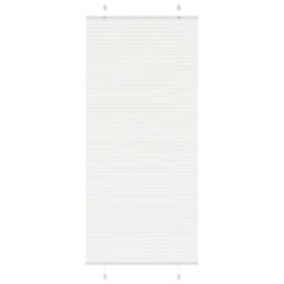 Berkfield Home Pleated Blind White 90x200 cm Fabric Width 89.4 cm Polyester - thumbnail 2