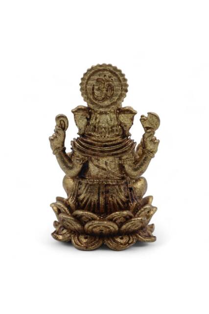KDMD Brass Ganesha Miniature Figurine-37mm in Bronze - image 1