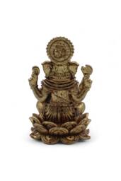 KDMD Brass Ganesha Miniature Figurine-37mm in Bronze - thumbnail 1