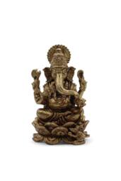 KDMD Brass Ganesha Miniature Figurine-37mm in Bronze - thumbnail 3