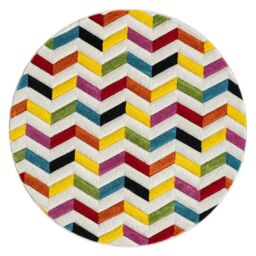 Ultimate Rug Collection Spectra Carved Heatset Rug - Size: 133 cm diameter - thumbnail 4