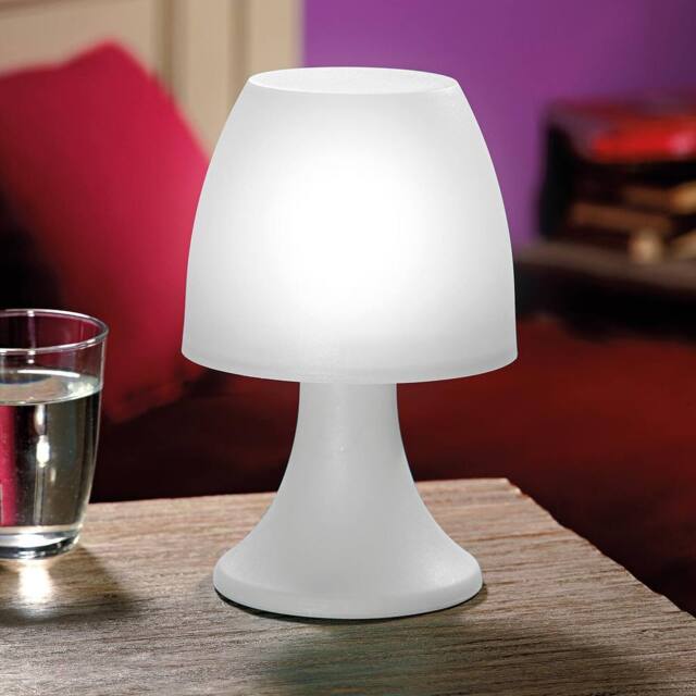 Coopers of Stortford Battery-Operated LED Table Lamp with 6 LEDs in White - image 1