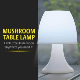 Coopers of Stortford Battery-Operated LED Table Lamp with 6 LEDs in White - thumbnail 2