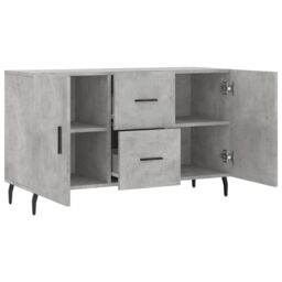 Berkfield Home Sideboard Concrete Grey 100x36x60 cm Engineered Wood - Size: 100 x 36 x 60 cm - thumbnail 5