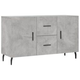 Berkfield Home Sideboard Concrete Grey 100x36x60 cm Engineered Wood - Size: 100 x 36 x 60 cm - thumbnail 2