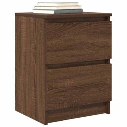 Berkfield Home TV Cabinet Brown Oak 40x35x54 cm Engineered Wood - Size: 40 x 35 x 54 cm - thumbnail 4