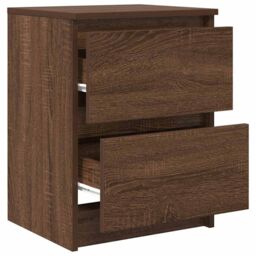 Berkfield Home TV Cabinet Brown Oak 40x35x54 cm Engineered Wood - Size: 40 x 35 x 54 cm - thumbnail 5