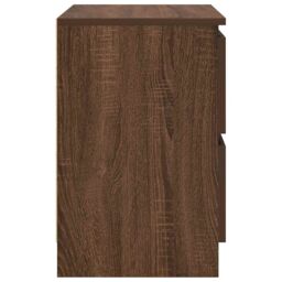 Berkfield Home TV Cabinet Brown Oak 40x35x54 cm Engineered Wood - Size: 40 x 35 x 54 cm - thumbnail 7