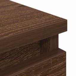 Berkfield Home TV Cabinet Brown Oak 40x35x54 cm Engineered Wood - Size: 40 x 35 x 54 cm - thumbnail 9