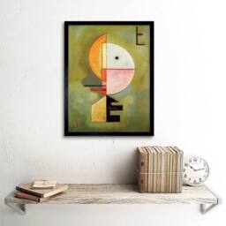 "Artery8 Wassily Kandinsky Upward Old Master Painting 12x16"" Framed Art Print - Size: W12"" x H16""" - thumbnail 2