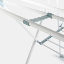 OHS Foldable X Winged Clothes Airer Stainless Steel Laundry Racks in White - thumbnail 5