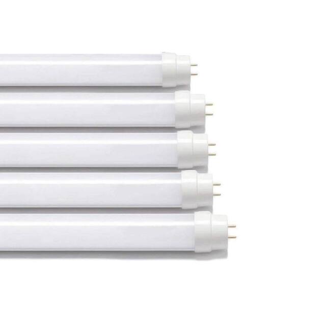 ENER-J T8 LED Nano Plastic Tube 60cms 9W 4000K (pack of 5 units) in White - Size: 25 cm diameter x 19 cm high - image 1