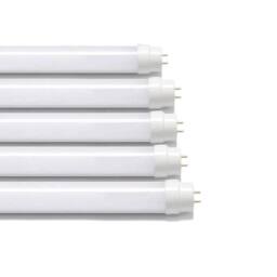 ENER-J T8 LED Nano Plastic Tube 60cms 9W 4000K (pack of 5 units) in White - Size: 25 cm diameter x 19 cm high - thumbnail 1