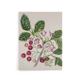 "Artery8 New Zealand Puriri Vitex Lucens Flowers Featon Canvas Wall Art Print in Beige - Size: W12"" x H16""" - thumbnail 1