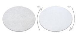 RugsX Round Santa Rug in Yellow - Size: 200 cm diameter - thumbnail 2