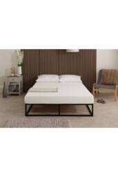 The Foam People Westwood Core Memory Foam & Reflex Foam Mattress 4 Inch Deep in Warm White - Size: Pram - thumbnail 3