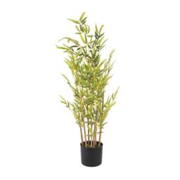 EONLION 90-Artificial Plant Plant Pot Bamboo Leaf in Green - Size: 100 cm - thumbnail 1