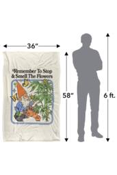 Steven Rhodes Smell The Flowers Silky Touch Super Soft Throw Blanket - Size: Large - thumbnail 3