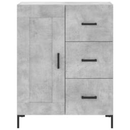 Berkfield Home Highboard Concrete Grey 69.5x34x180 cm Engineered Wood - thumbnail 8