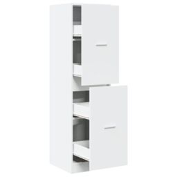 Berkfield Home Apothecary Cabinet¬†White 40x41x144.5 cm Engineered Wood in White - thumbnail 2