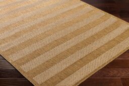 Livabliss Pismo Beach-Modern Brown Tan Yellow Striped In- & Outdoor Jute-Look Rug - Size: 160 cm x 215 cm - thumbnail 6