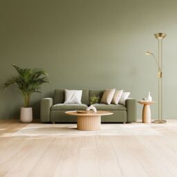 Happy Homewares LED Mother & Child Floor Lamp with Rotary Dimmer Switches & Reading Light in Metallic Gold - thumbnail 7