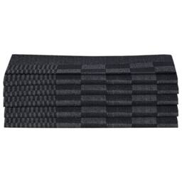 Berkfield Home Soft 10 Piece Towel Set Black & Grey Cotton - thumbnail 5