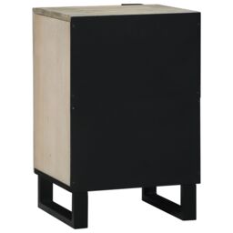 Berkfield Home Bathroom Cabinet with Shelf with Storage with Door Brown, Black 38 x 33.5 x 58 cm in Brown - thumbnail 5