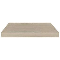 Berkfield Home Floating Wall Shelves 4 pcs Oak 50x23x3.8 cm MDF in Brown - thumbnail 4