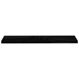 Berkfield Home Floating Wall Shelves 4 pcs High Gloss Black 120x23.5x3.8 cm MDF - thumbnail 5