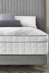 Somnior Pocket Spring Memory Foam Mattress 6FT Super King, Medium Firm in White - Size: Super King - thumbnail 2