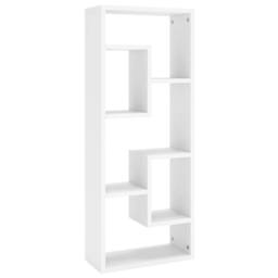 Berkfield Home Wall Shelf White 36x16x90 cm Engineered Wood - Size: 36 x 16 x 90 cm - thumbnail 3