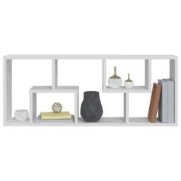 Berkfield Home Wall Shelf White 36x16x90 cm Engineered Wood - Size: 36 x 16 x 90 cm - thumbnail 7