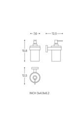 Cosmic Soap Dispenser, 200ml, Matt Black, Anti-corrosion, Start Collection in Black - thumbnail 6