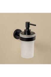 Cosmic Soap Dispenser, 200ml, Matt Black, Anti-corrosion, Start Collection in Black - thumbnail 2
