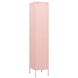 Berkfield Home Locker Cabinet Pink 35x46x180 cm Steel - Size: 35 x 46 x 180 cm - thumbnail 5
