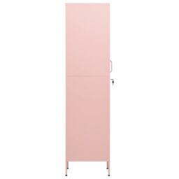 Berkfield Home Locker Cabinet Pink 35x46x180 cm Steel - Size: 35 x 46 x 180 cm - thumbnail 4