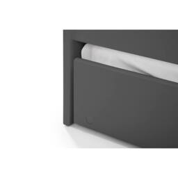 Cheshire Redwood Daybed - Anthracite - Single (90cm) in Black - thumbnail 6