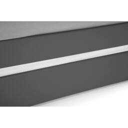 Cheshire Redwood Daybed - Anthracite - Single (90cm) in Black - thumbnail 7