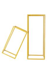 Garden Sanctuary Metal Column Flower Stand for Wedding Decoration in Gold - thumbnail 6