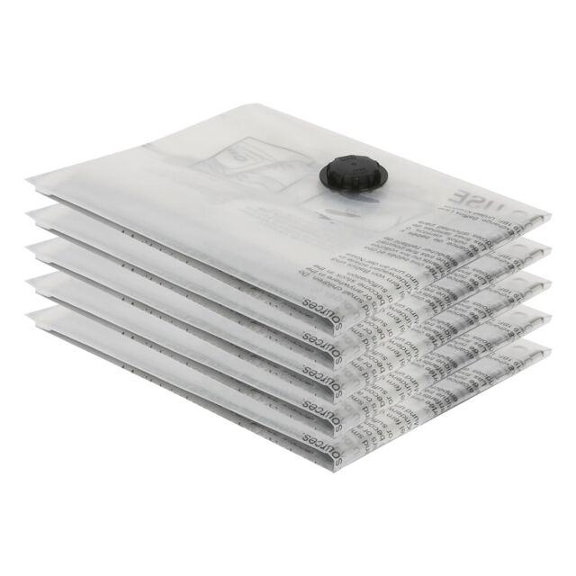 Harbour Housewares Vacuum Storage Bags - Large (60 x 80cm) - Grey - Pack of 5 - image 1