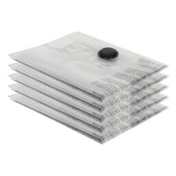 Harbour Housewares Vacuum Storage Bags - Large (60 x 80cm) - Grey - Pack of 5 - thumbnail 1
