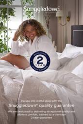 Snuggledown 2 Pack Hotel Luxury Cotton Quilted Kingsize Firm Side Sleeper Pillow in White - thumbnail 8
