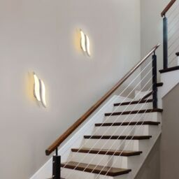 COMELY Indoor LED Wall Lights, 12W Leaf Shaped Wall Light, Warm White 3000K - thumbnail 4