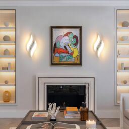 COMELY Indoor LED Wall Lights, 12W Leaf Shaped Wall Light, Warm White 3000K - thumbnail 5