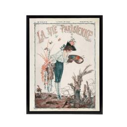 "Artery8 La Vie Parisienne Spring 1917 WW1 Trench Framed Canvas Wall Art Print in Beige - Size: W12"" x H16""" - thumbnail 1