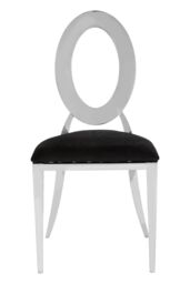 Orsina Sarita Stackable Oval Dining Chair in Silver - thumbnail 7