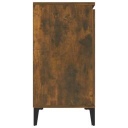 Berkfield Home Sideboard Smoked Oak 104x35x70 cm Engineered Wood in Brown - Size: 104 x 35 x 70 cm - thumbnail 4